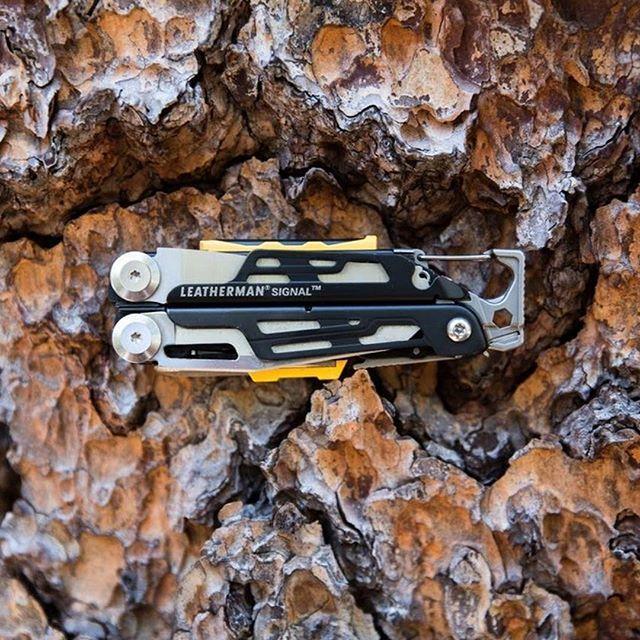 Actual product image Leatherman Signal Samurai Edition Damascus (19 Functions)
