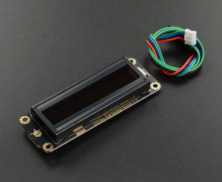 Immagine prodotto DFRobot Display LCD a gravità 16x2 I2C con retroilluminazione RGB