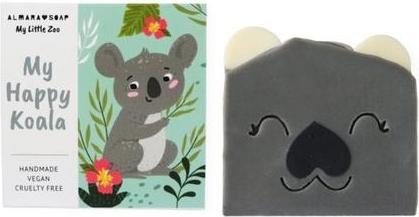 Actual product image Almara My Happy Koala Soap - Handmade Soap with Raspberry Scent for Kids, 100 g (Liquid soap)