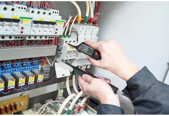 Image du produit Voltcraft VC-65 SE Testeur de tension bipolaire CAT III 1000 V, CAT IV 600V Acoustique, LCD, LED (CAT III 1000V, CAT IV 600V)