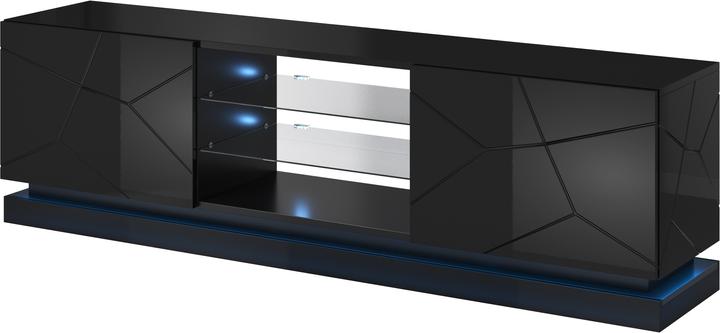 Produktbild Cama QIU 200 czarny TV-Ständer & Entertainment-Center 4 Regale