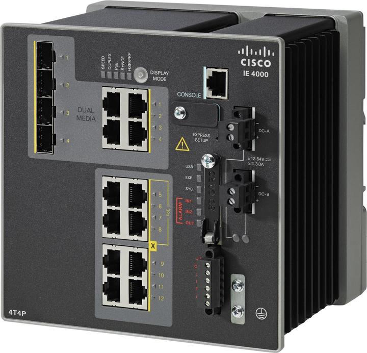 Image du produit Cisco IE 4000 16 X RJ45 10/100M (12 Ports)