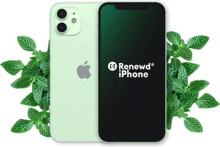 Actual product image Renewd iPhone 12 (64 GB, Green, 6.10", 12 Mpx, Dual SIM, A / Like new)