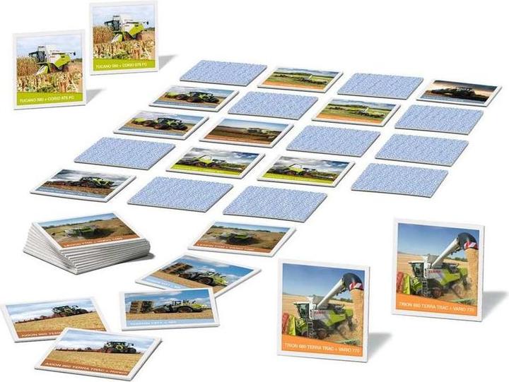 Immagine prodotto Ravensburger Memoria Claas (Polacco, Spagnolo, Giapponese, Svedese, Norvegese, Danese, Olandese, Portoghese, Inglese, Italiano, Francese, Tedesco)