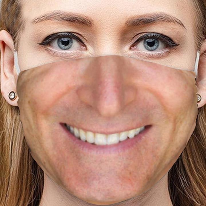 Produktbild Ueli Express Lustige Stoffmaske Gesichtsmaske mit Aufdruck Jürgen