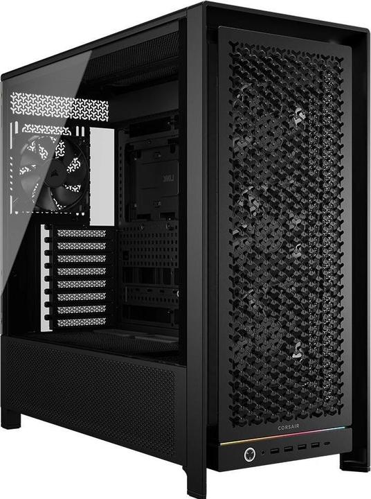 Actual product image Corsair FRAME 5000D RS BLACK MID CASE (E-ATX, Mini-ITX, ATX, mATX)