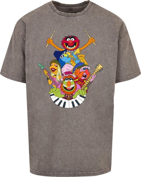 Immagine prodotto Absolute Cult Muppets - Dr. Teeth and The Electric Mayhem - Maglietta oversize lavata con acido - 117321 (M)