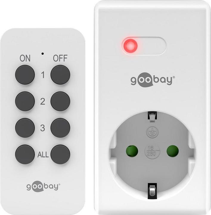 Goobay Funksteckdosen-Set 1+1