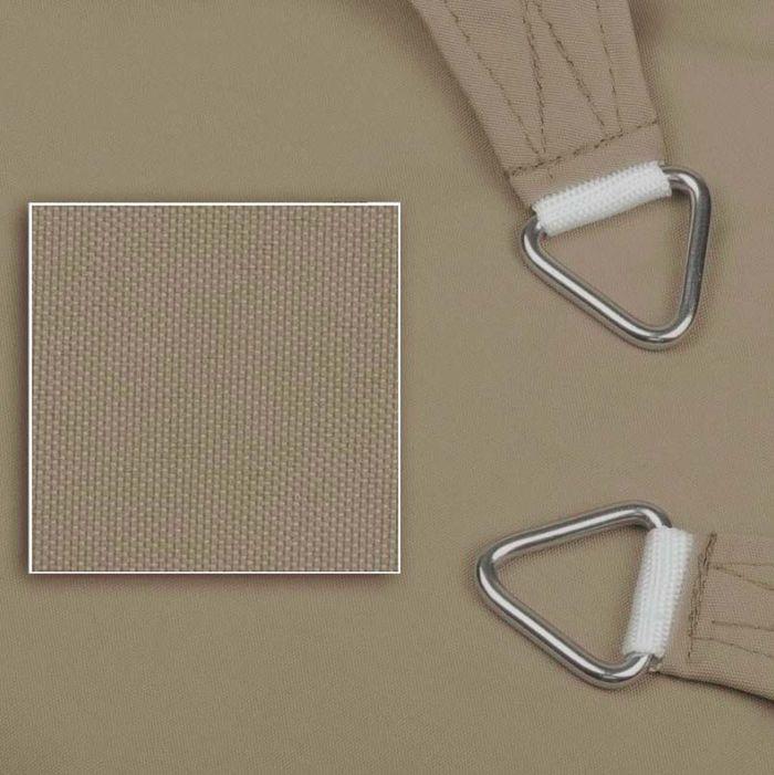 Image du produit Swisshandel24 Voile d'ombrage imperméable rectangle 2x2.5m, taupe (2 x 2,5 m)