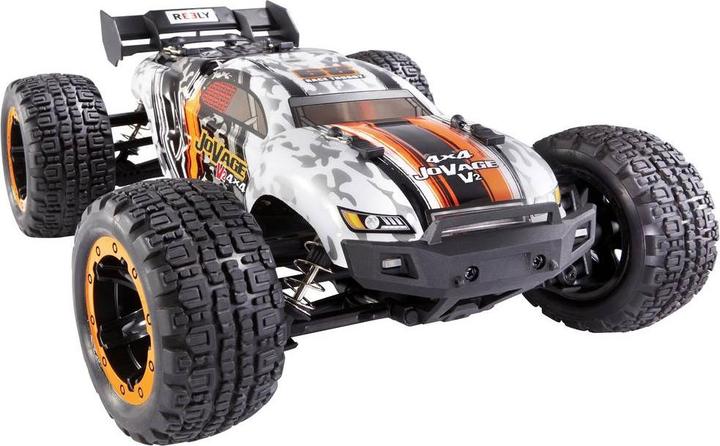 Produktbild Reely JoVage 4x4 V2 Orange/Weiss Brushed 1:16 RC Modellauto Elektro Truggy Allra (RTR Ready-to-Run)