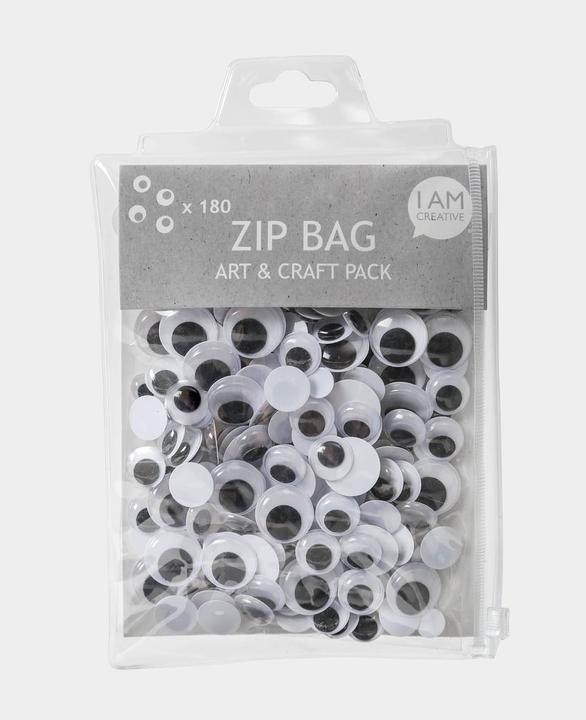 Immagine prodotto I Am Creative Borsa con cerniera Occhi traballanti