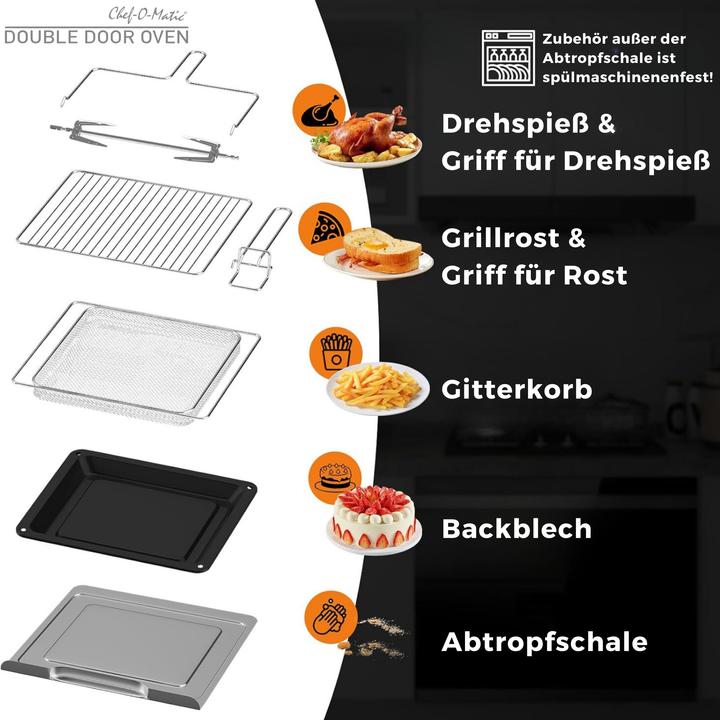 Actual product image Best direct Chef O Matic Double Door Oven