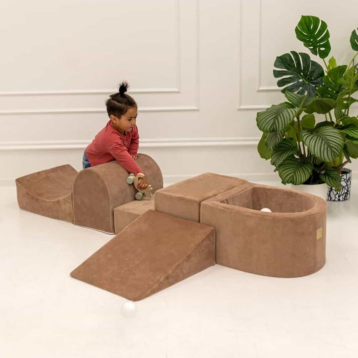 Image du produit Meowbaby Cadeau pour un enfant, Playset Ball Pits, aire de jeux pour enfants + 100 balles jaunes mixtes