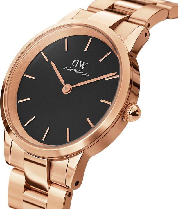 Immagine prodotto Daniel Wellington Iconic Link Oro Rosa Nero (40 mm) (Orologio da polso analogico, 40 mm)