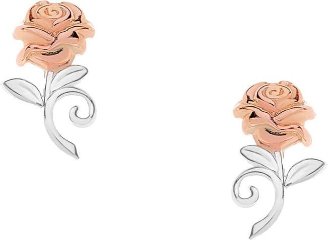 Produktbild Disney Ohrringe Schöne und das Biest Rose, 925 Sterling Silber (925er Silber)