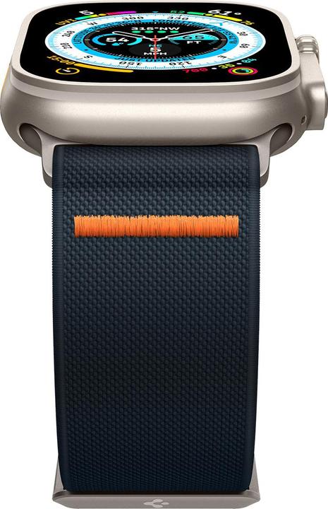 Produktbild Spigen Fit Lite Band für Apple Watch Series 42, 44, 45, 49 mm - navy (42 mm, 44 mm, 45 mm, 49 mm, Nylon, Fabric, Stainless Steel)