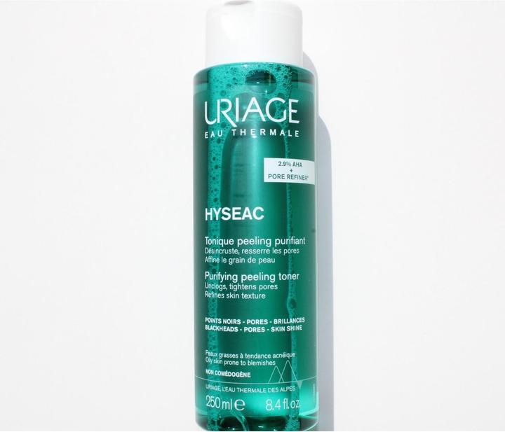 Actual product image Uriage Hyséac Purifying Face Toner 250ml for Oily Skin Reduces Blackheads Pores & Shine Gentle Exfol (Tonic water, 250 ml)