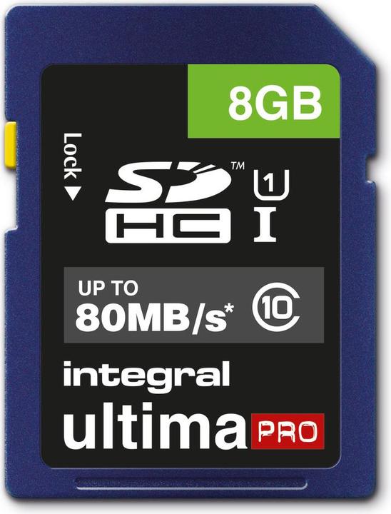 Immagine prodotto Ultimapro Sdhc/Xc Uhs-I U1 Sd (8 GB, SDHC, U1, UHS-I)