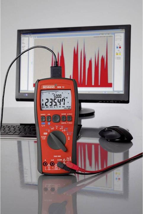 Actual product image Benning Hand multimeter digital MM 12 (CAT IV 600V, CAT III 1000V)