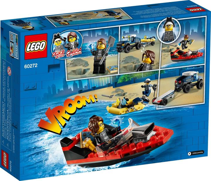 Actual product image LEGO City Transport of the Police Boat (60272, LEGO City)