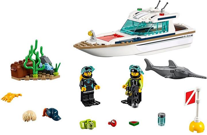 Produktbild LEGO Tauchyacht (60221, LEGO City)