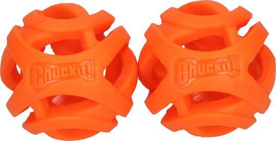 Actual product image Chuckit! CHUCKIT BREATHE RIGHT Bring the ball Lots 6.5 cm in diameter Size M 2 pcs Orange (Ball toy dog)