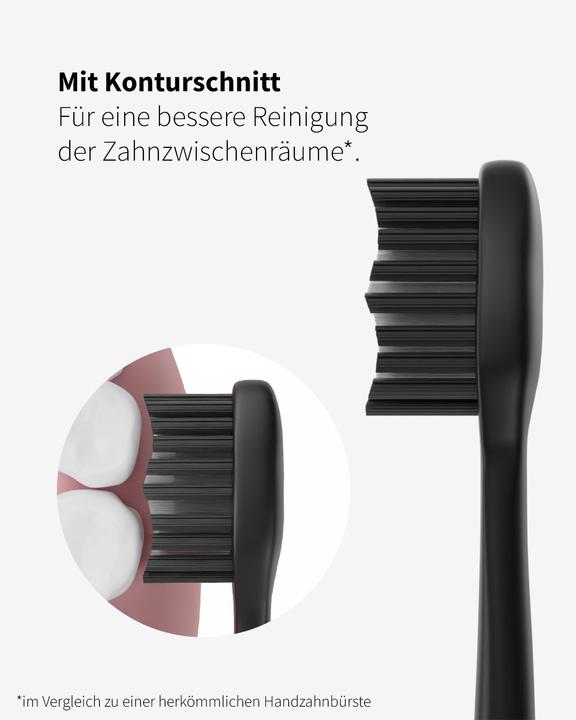 Produktbild Zahnheld Bürstenkopf Basic Medium 9x Weiss (9 x)