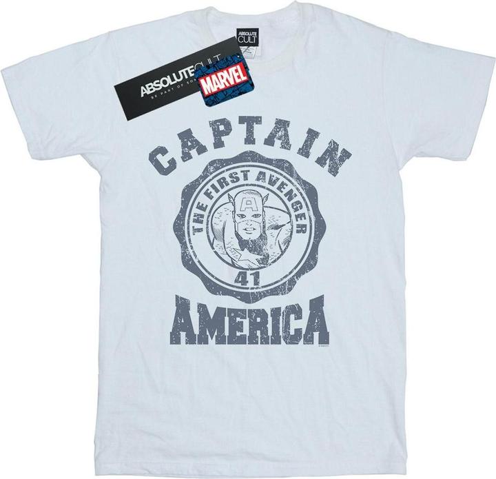 Captain America Collegiate TShirt (4XL)