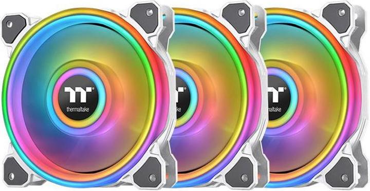 Actual product image Thermaltake Riing Quad 12 RGB White Edition (120 mm, 3 x)