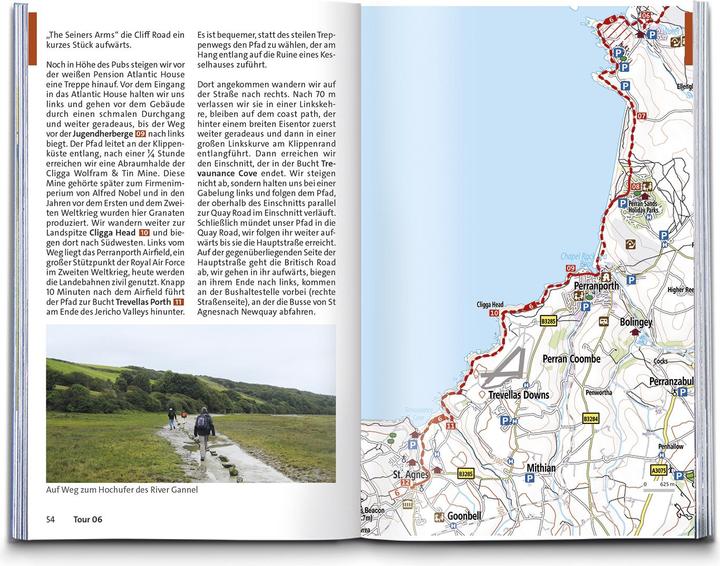 Produktbild Wanderführer Cornwall und Devon, 60 Touren mit Extra-Tourenkarte (Deutsch, Gaby und Martin Hafen, Dr. Claus-Günther (Dr.) Frank, 2025)