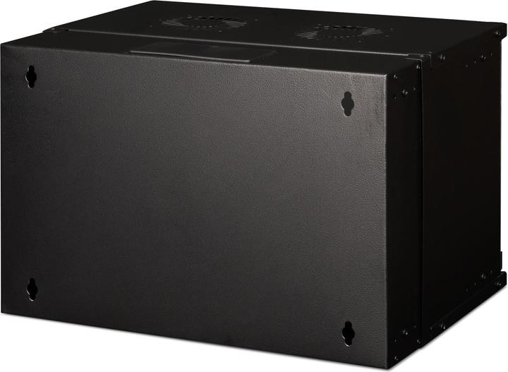 Actual product image Digitus 19" 7U wall-mounted housing, SOHO PRO 370 x 540 x 400 mm, black (7 RU, 19 inch rack)