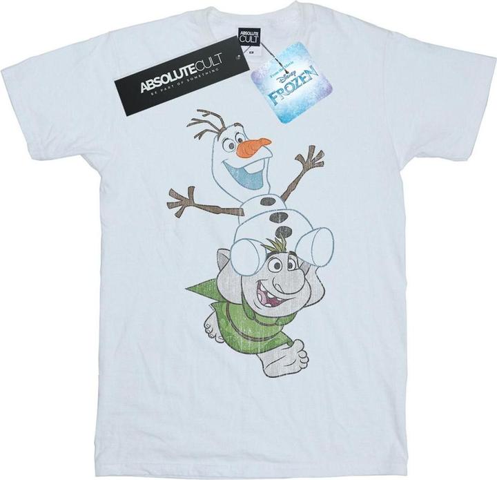 Disney Frozen Olaf And Troll TShirt (XXL)