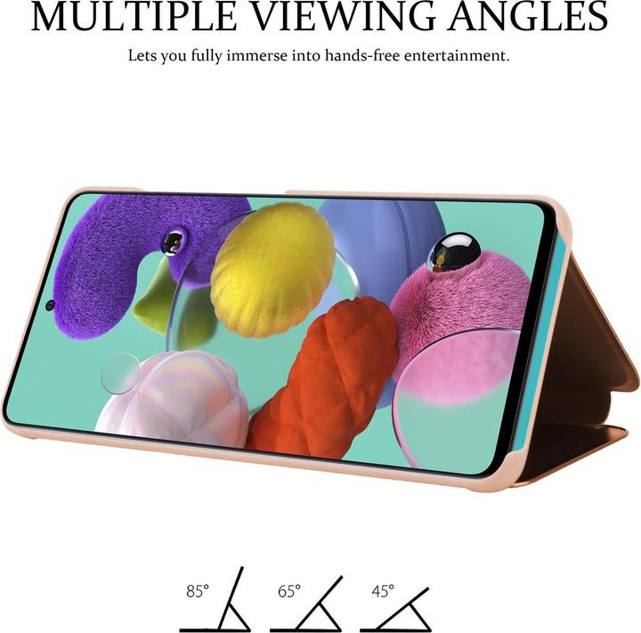 Actual product image Cadorabo Book Smart View Mirror Cover (Samsung Galaxy M40s)