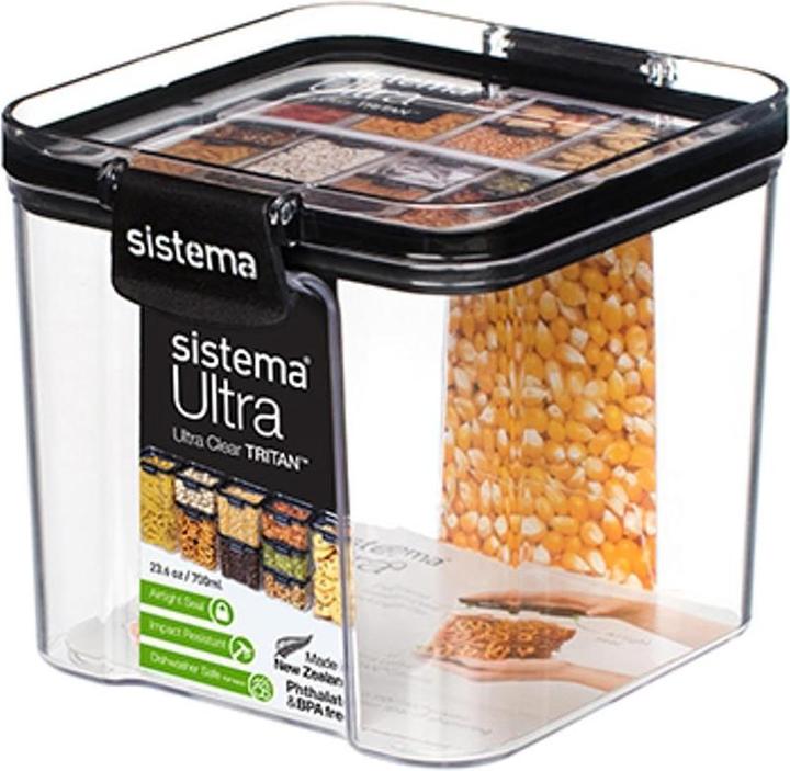 Actual product image Sistema Tritan Square 700ml (0.70 l)