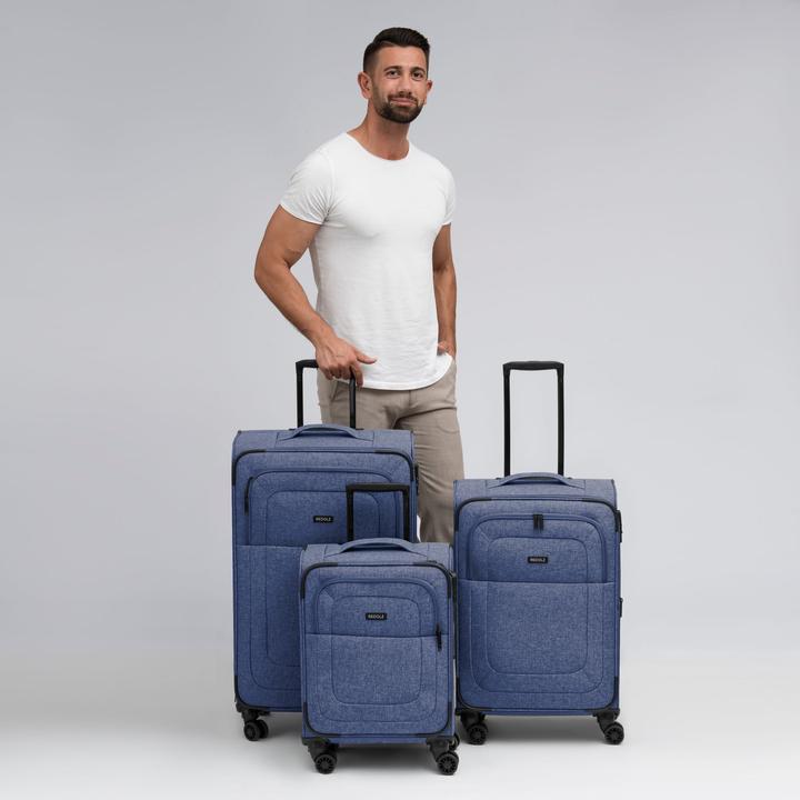 Produktbild Redolz Essentials 12 THREE SET 4-Rollen Kofferset 3-tlg. mit Dehnfalte (201 l, XL (ab 115l))