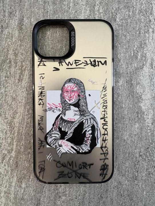 Produktbild G-Case Pink Mona Lisa Graffiti Apple iPhone 14 Plus Hülle (Apple iPhone 14 Plus)
