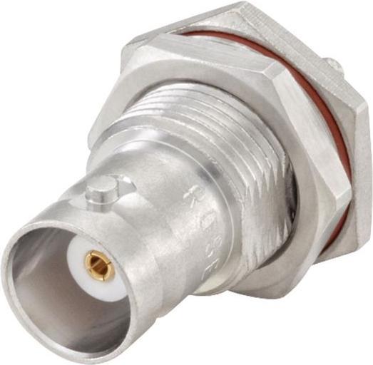 Actual product image Rosenberger Device socket BNC straight, BNC, brass, socket, straight, 50Ohm, crimp connection