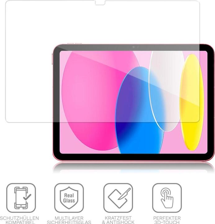 Actual product image 4smarts Second Glass 2.5D (1 Piece, iPad 2022 (10th Gen))