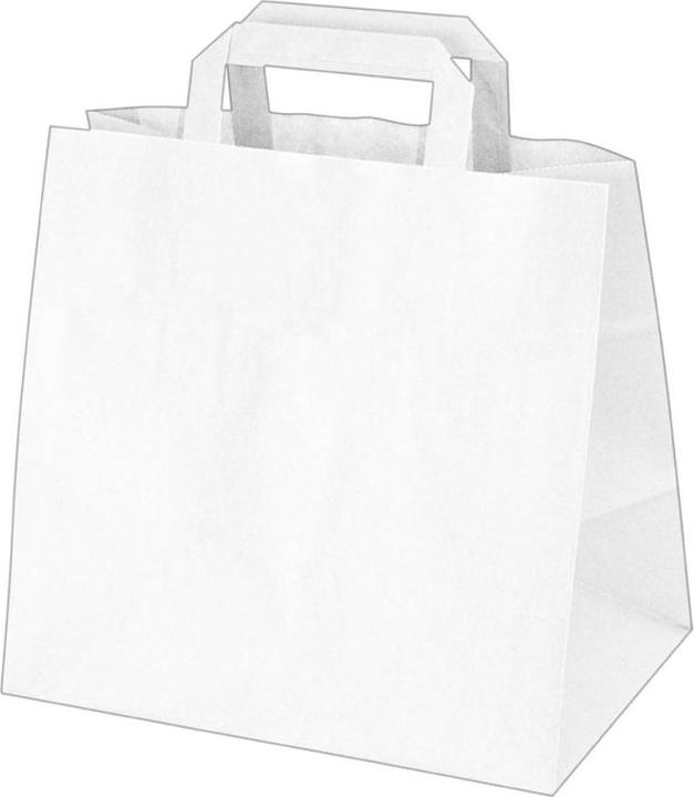 Produktbild Wimex 50 Papiertragetaschen 32+21 x 27 cm weiss