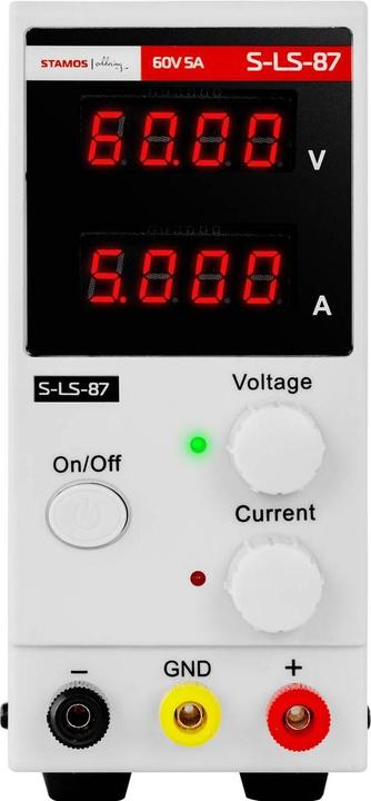 Produktbild Stamos Labornetzgerät regelbar Labornetzteil Netzgerät Netzteil Trafo 60 V 5 A DC