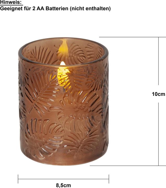 Actual product image Star Trading LED Pillar Candle Flame Leaf (1 x)