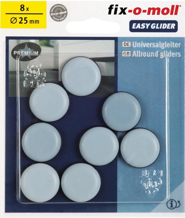 Fix-o-moll Universal glider (Universal glider, 8 Piece)