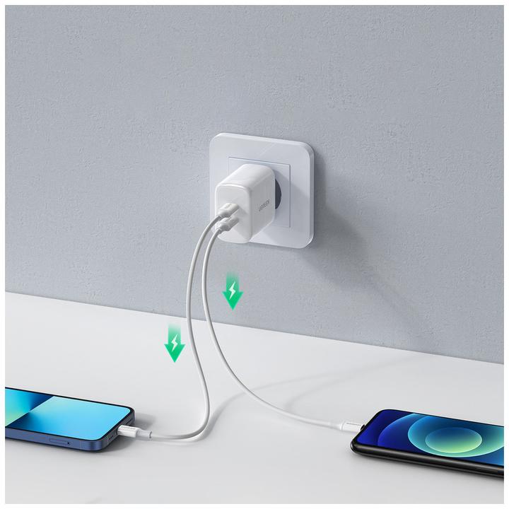 Produktbild Ugreen USB-C+USB-C 40W PD Wall Charger EU (40 W)