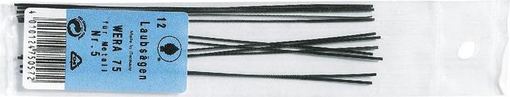 Produktbild Schiessel Laubsägeblatt Wera für Metall, Grösse 0, 12 Stück Laubsägeblätter