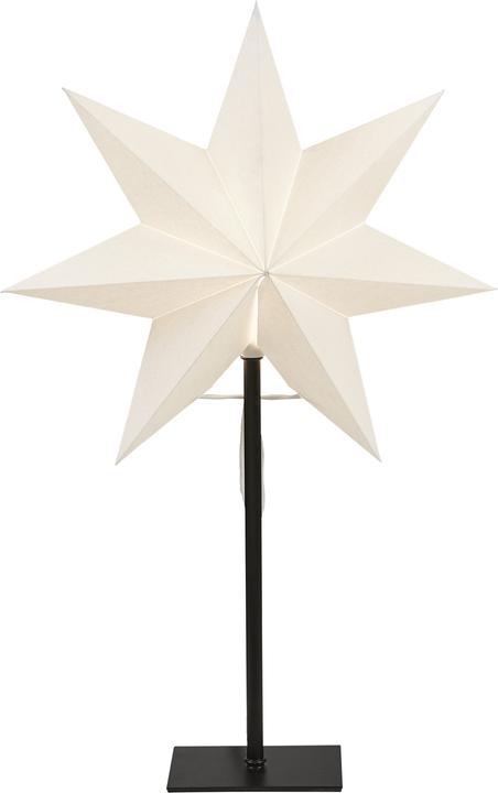 Actual product image Star Trading Paper star on base FROZEN white 34x55cm 1 LED E14