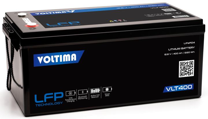 Produktbild Voltima VLT400 12V LiFePO4 Lithium Versorgungsbatterie 400Ah mit App (12 V, 400 Ah)