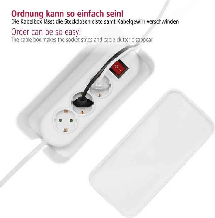 Produktbild Hama Kabelbox Mini