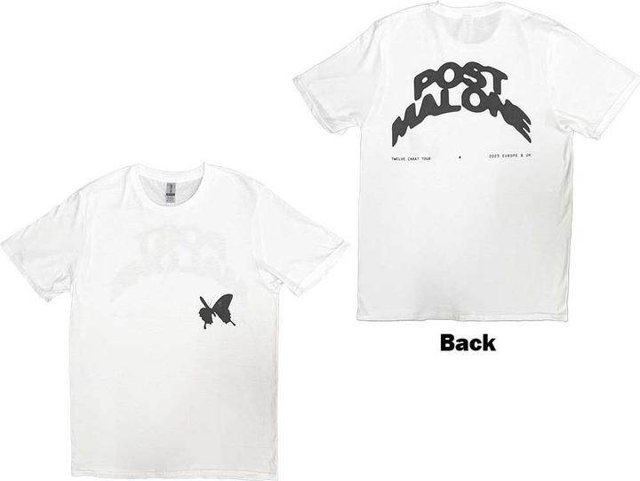 Image du produit Post Malone Curved Logo 2023 Tour Back Print (L)