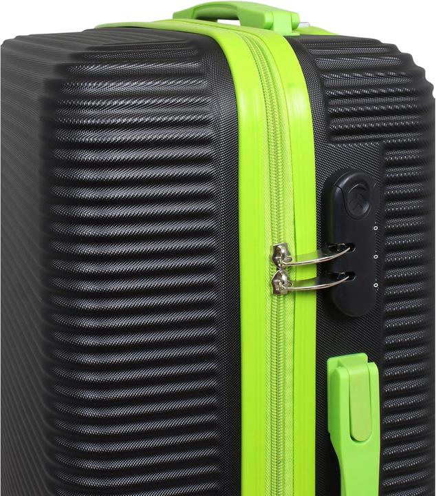 Produktbild Trendyshop365 Mittelgrosser Hartschalenkoffer mit Zahlenschloss (66 l, M (50 - 90l))