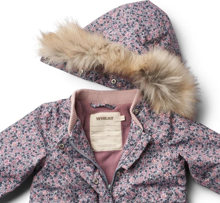Wheat Kleinkinder Winterjacke Mathilde winter flowers (80)